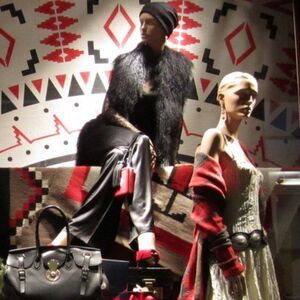 Ralph Lauren Long Black Curly Lamb Shearling Vest